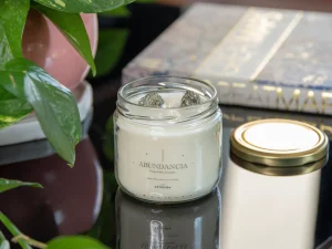 Vela Intencionada Abundancia con 250 gramos.